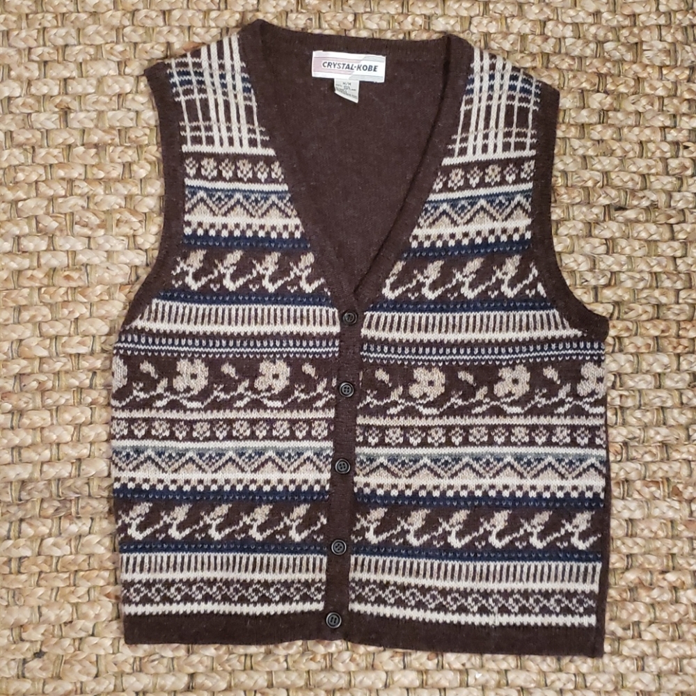 Vintage wool vest